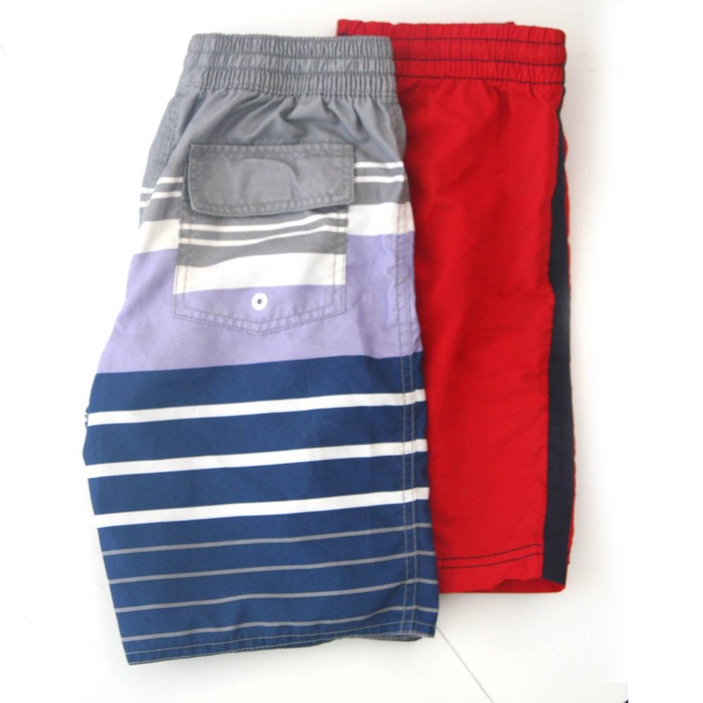 Size 10 - OLD NAVY Boys 2 Swim Trunk Shorts